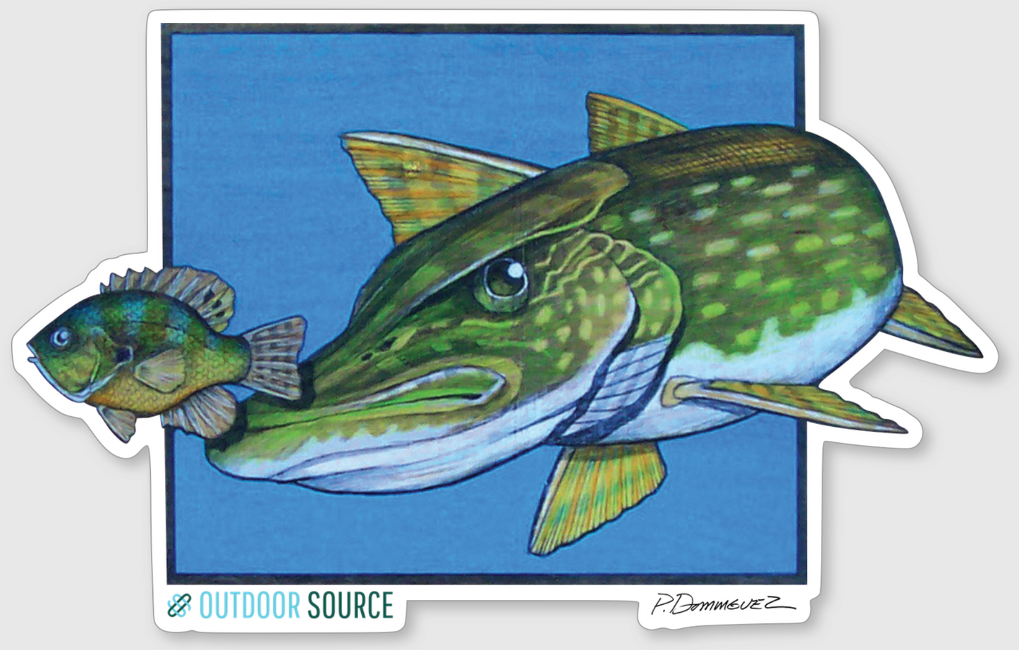 Northern Pike Sticker