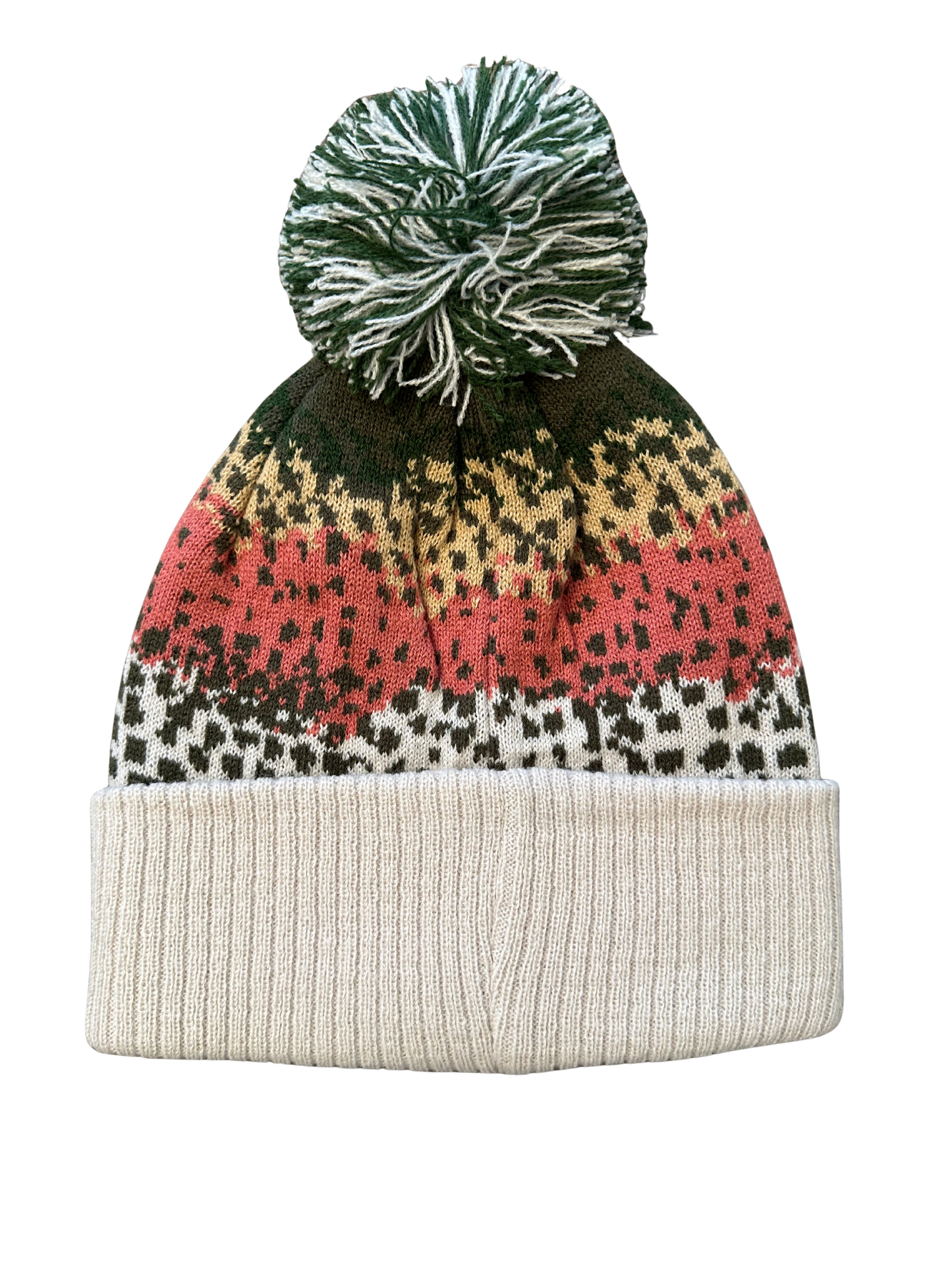 Outdoor Source Fish Skin Rainbow Trout Pom Beanie
