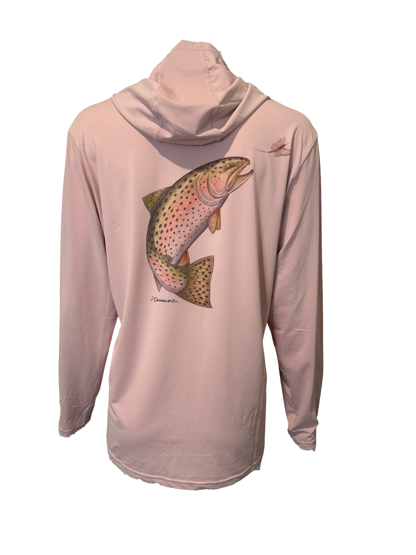 Adventure Shield Women’s Sun Hoodie-Rainbow Trout