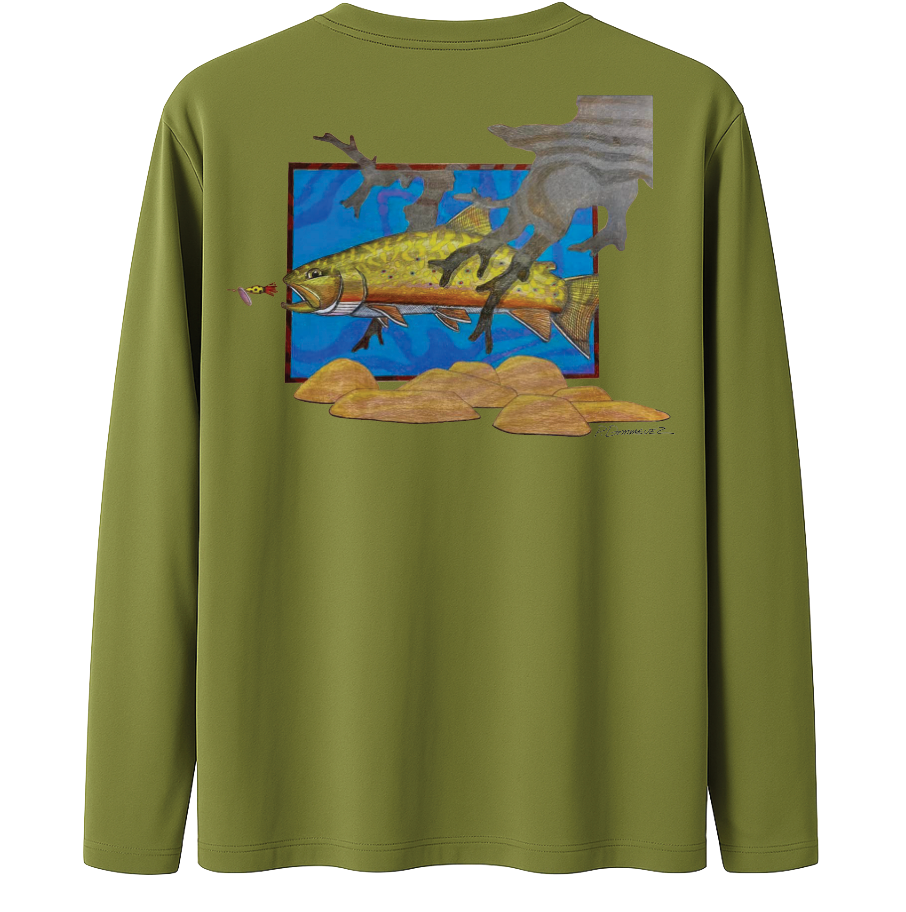 Adventure Shield Sun Shirt-Brook Trout